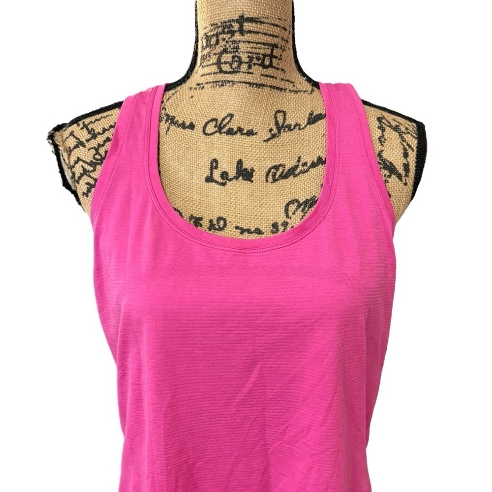Lululemon Swiftly Tech Racerback Tank 2.0 Race Length Sonic Pink Size 14 - Picture 4 of 8